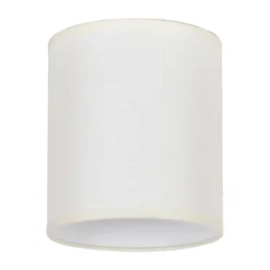 Pantalla Roller de algodón crudo Ø13cm Altura 15cm