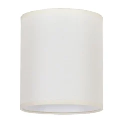 Pantalla Roller de algodón crudo Ø13cm Altura 15cm
