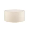Pantalla Roller de algodón crudo Ø50cm Altura 24cm