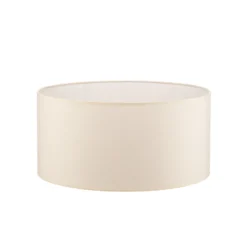 Pantalla Roller de algodón crudo Ø50cm Altura 24cm