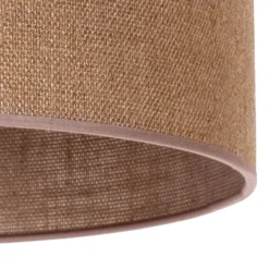 Pantalla Roller, marrón claro, Ø 40 cm, altura 22 cm