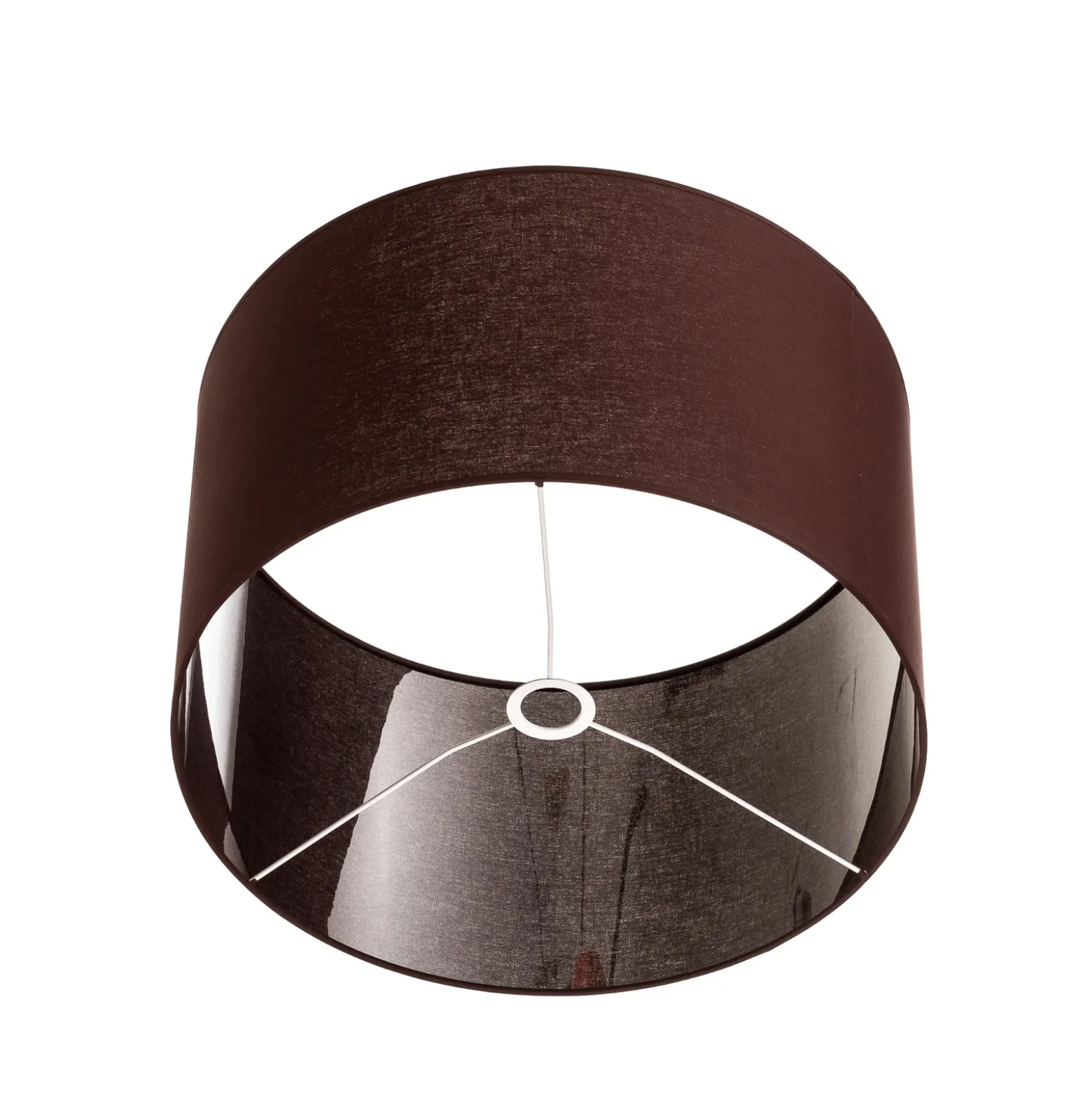 Pantalla Roller, marrón, Ø 50 cm, altura 30 cm
