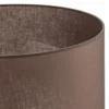Pantalla Roller, marrón tierra, Ø 50 cm, altura 24 cm