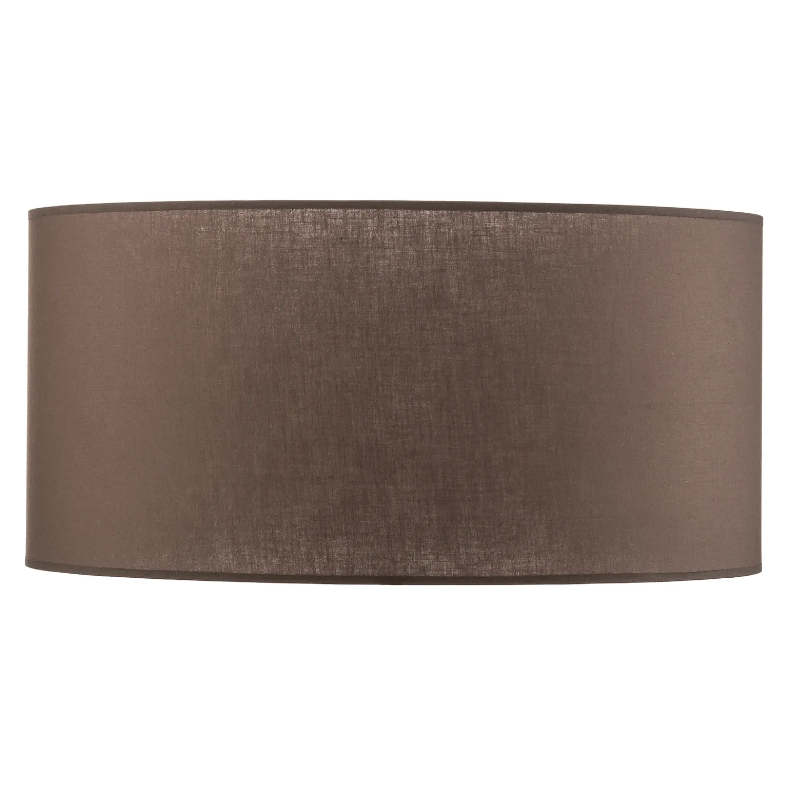 Pantalla Roller, marrón tierra, Ø 50 cm, altura 24 cm