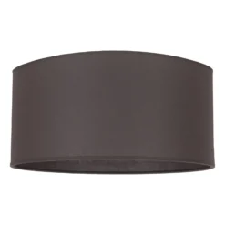 Pantalla Roller, marrón tierra, Ø 50 cm, altura 24 cm