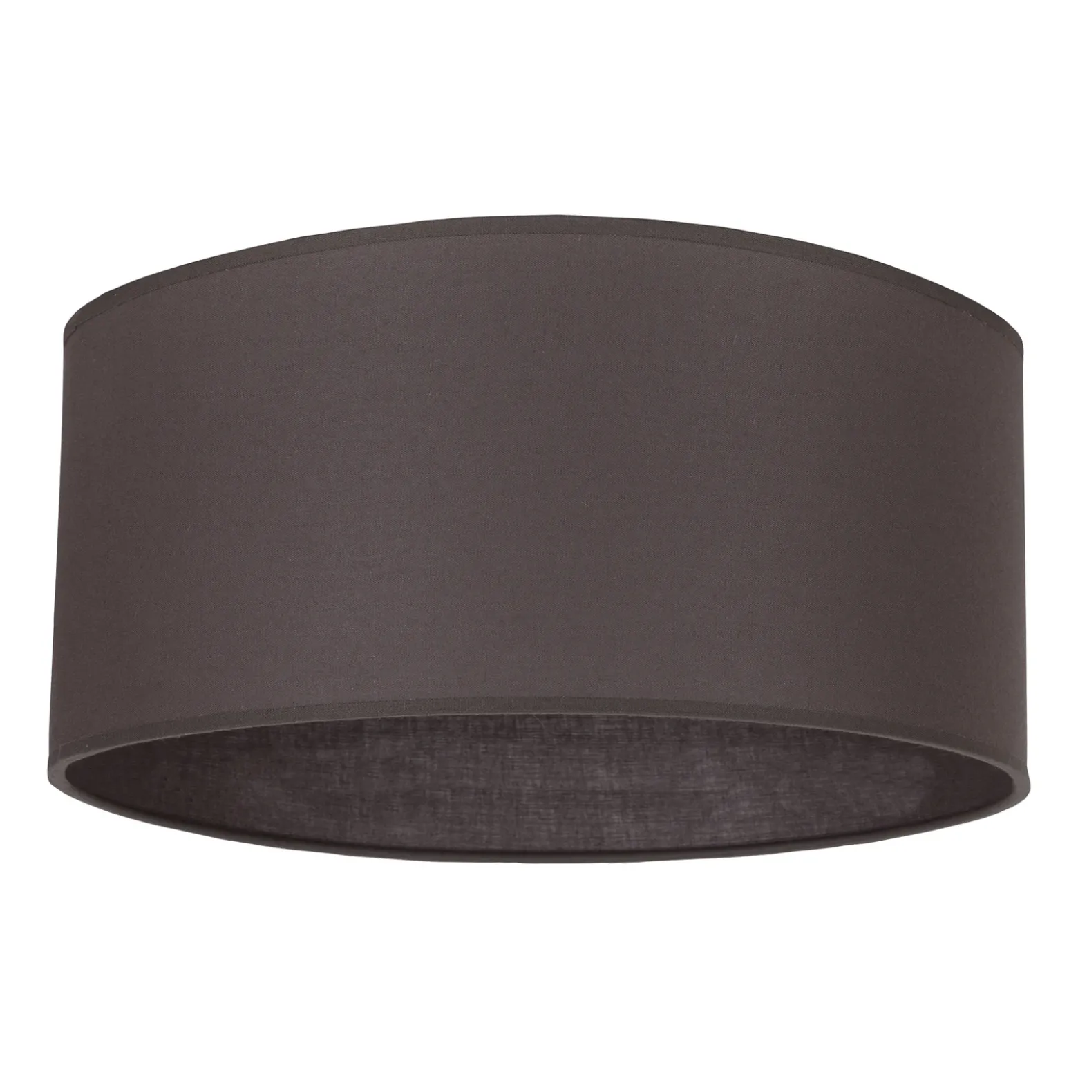 Pantalla Roller, marrón tierra, Ø 50 cm, altura 24 cm