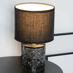 Pauleen cristal Glow lámpara de mesa pie de vidrio