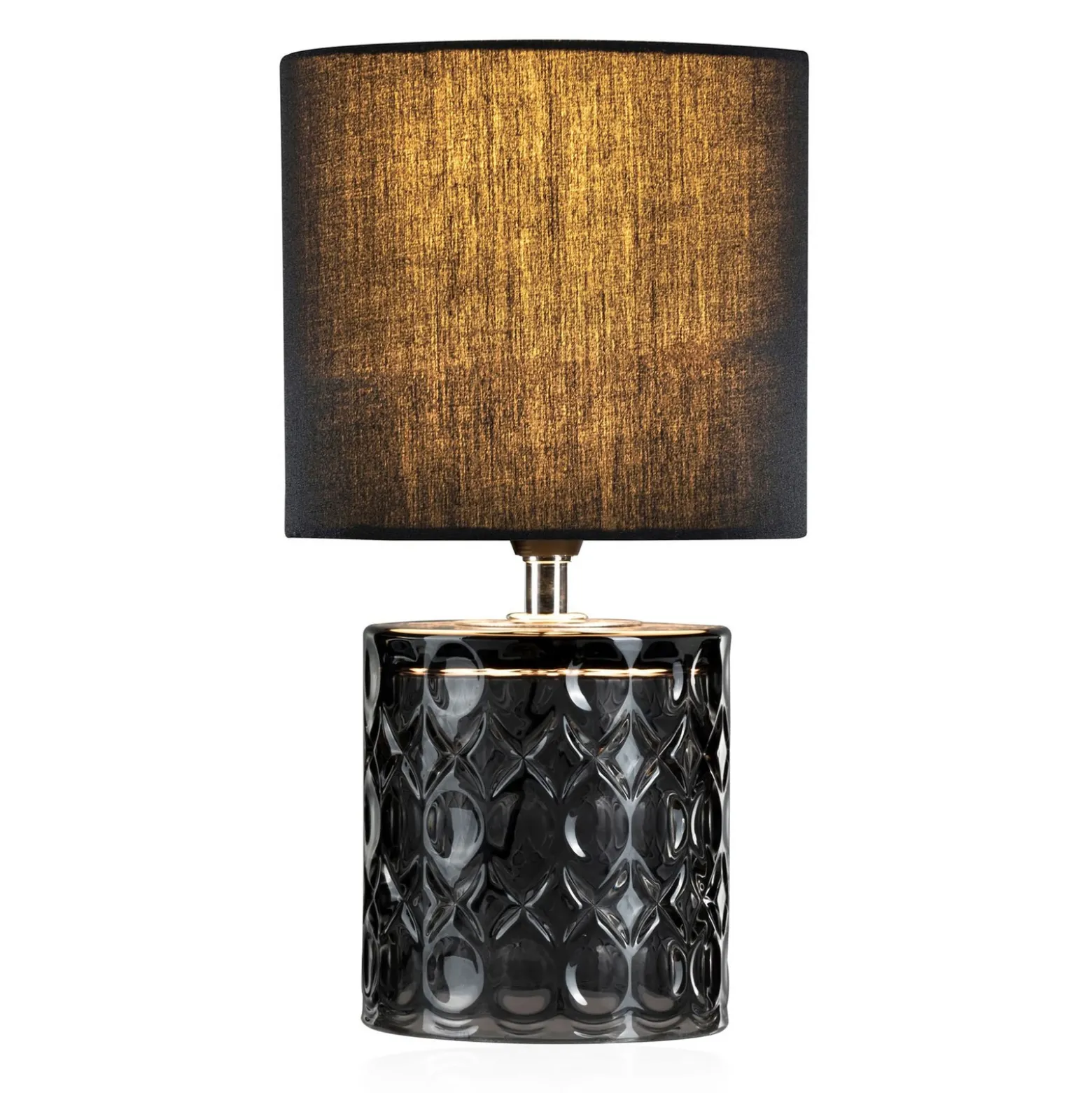 Pauleen cristal Glow lámpara de mesa pie de vidrio