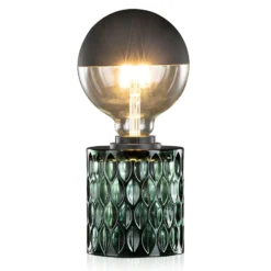 Pauleen Crystal Magic lámpara de mesa vidrio verde
