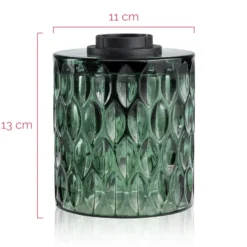 Pauleen Crystal Magic lámpara de mesa vidrio verde