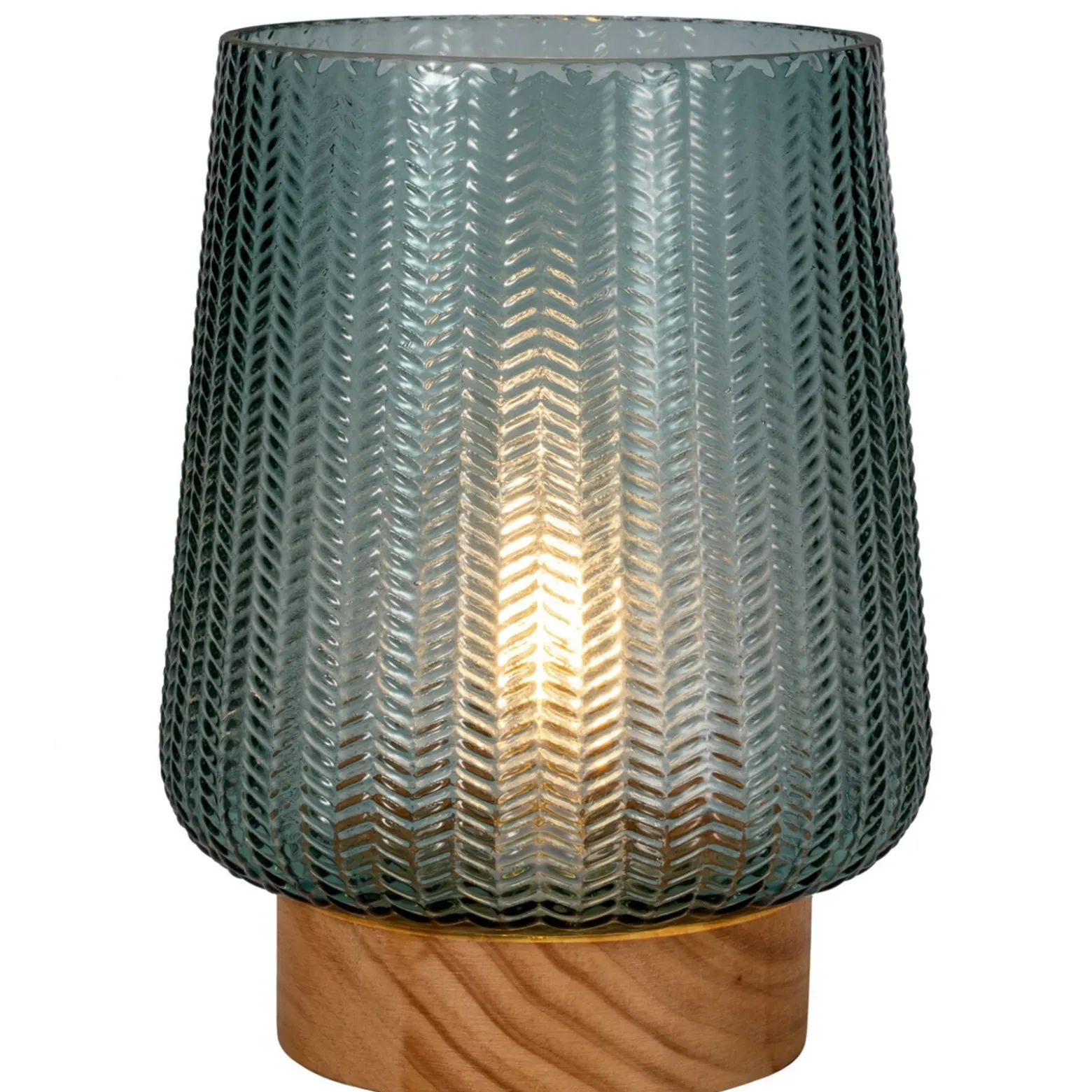 Pauleen Pretty Glamour LED E27 turquesa madera
