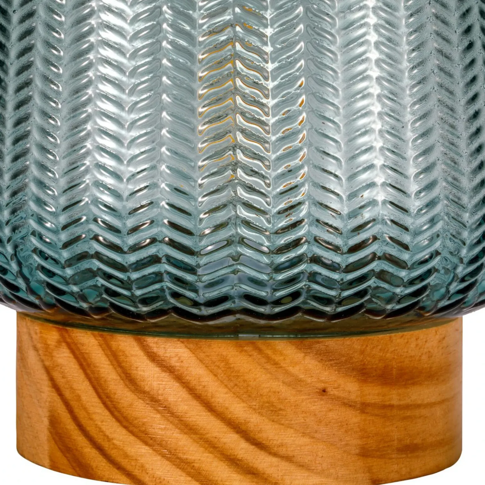 Pauleen Pretty Glamour LED E27 turquesa madera