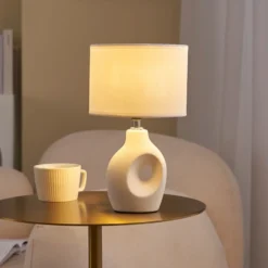 Pauleen Pure Crush lámpara de mesa, blanco/beige