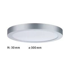 Paulmann Abia panel LED Ø 30 cm 2.700K cromo mate