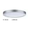 Paulmann Abia panel LED Ø 30 cm 2.700K cromo mate