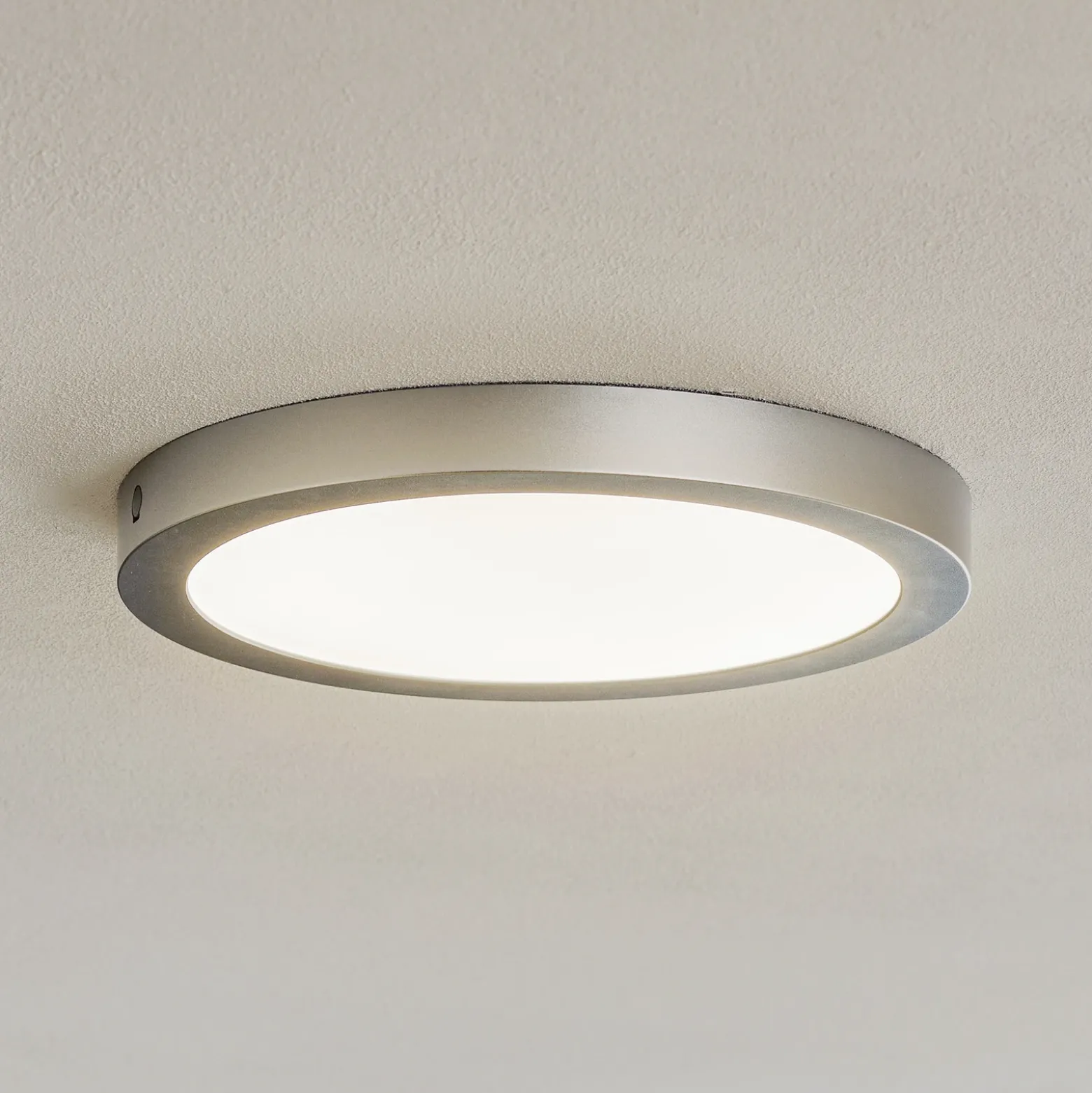 Paulmann Abia panel LED Ø 30 cm 2.700K cromo mate