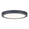 Paulmann Abia panel LED Ø 30cm 2.700K gris oscuro