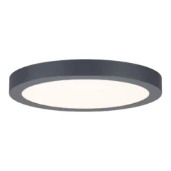 Paulmann Abia panel LED Ø 30cm 2.700K gris oscuro