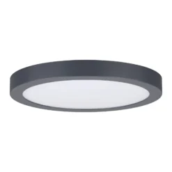 Paulmann Abia panel LED Ø 30cm 2.700K gris oscuro