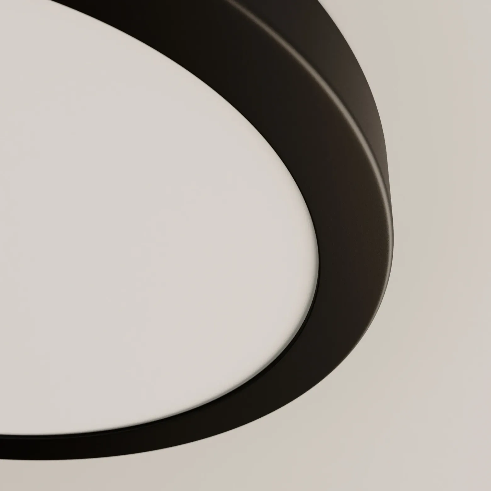 Paulmann Abia panel LED Ø 30cm 2.700K negro mate