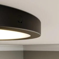 Paulmann Abia panel LED Ø 30cm 2.700K negro mate