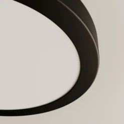 Paulmann Abia panel LED Ø 30cm 2.700K negro mate