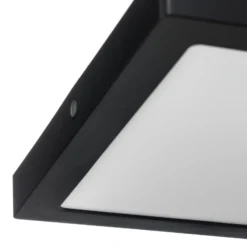 Paulmann Abia panel LED 30x30 cm 2.700K negro