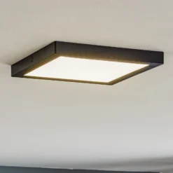 Paulmann Abia panel LED 30x30 cm 2.700K negro