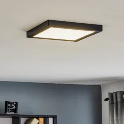 Paulmann Abia panel LED 30x30 cm 2.700K negro