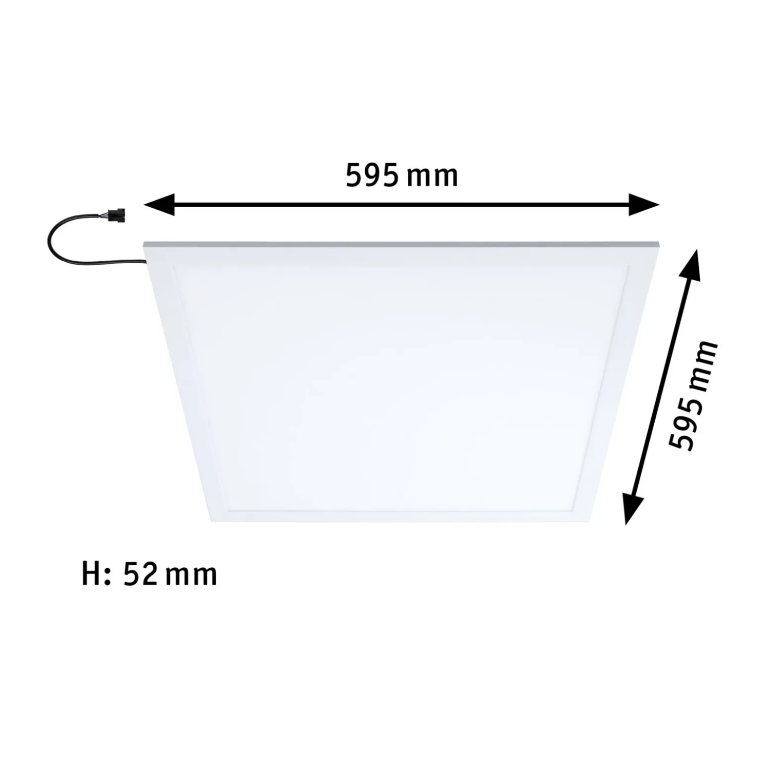 Paulmann Amaris panel LED, ZigBee, 60x60cm, RGBW