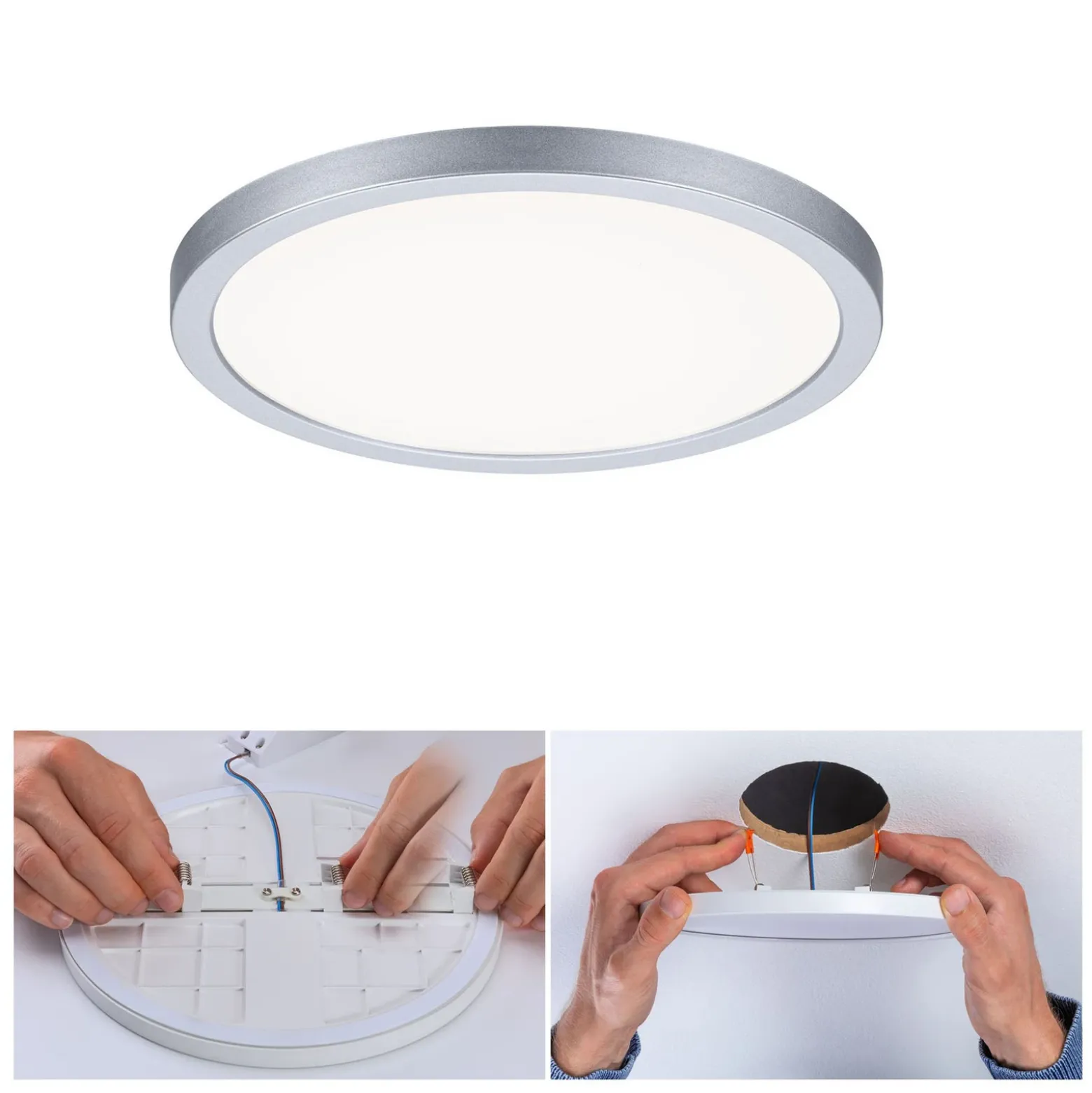 Paulmann Areo panel dim 3 redondo 840 cromo 17,5cm