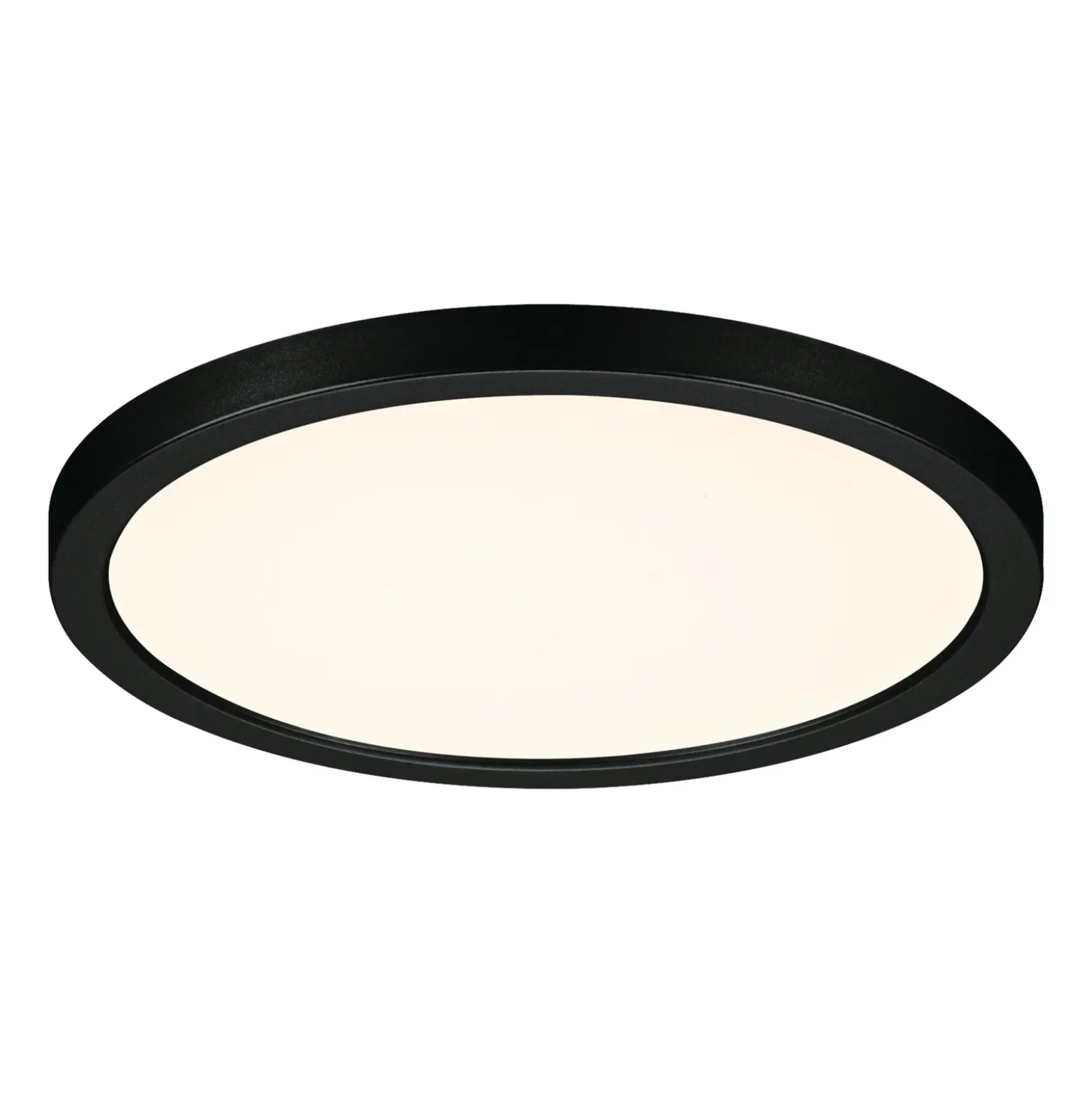 Paulmann Areo panel LED redondo negro 3000K Ø17,5cm