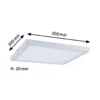 Paulmann Atria plafón 2.700 K 30x30 cm blanco mate