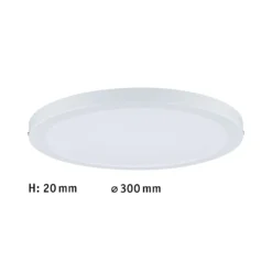 Paulmann Atria plafón LED Ø30cm blanco mate
