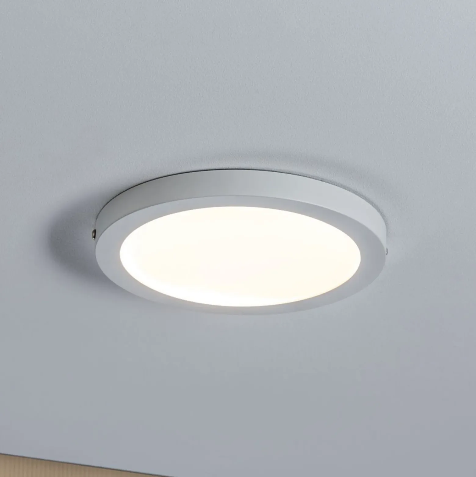 Paulmann Atria plafón LED Ø22cm blanco mate
