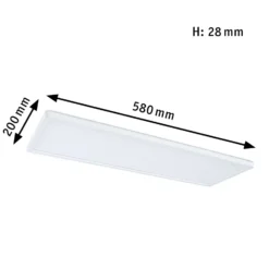 Paulmann Atria Shine on/off blanco 840 58x20cm
