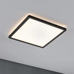 Paulmann Atria Shine Panel on/off negro 830 29x29