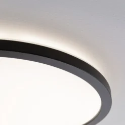 Paulmann Atria Shine Panel on/off negro 830 Ø19cm
