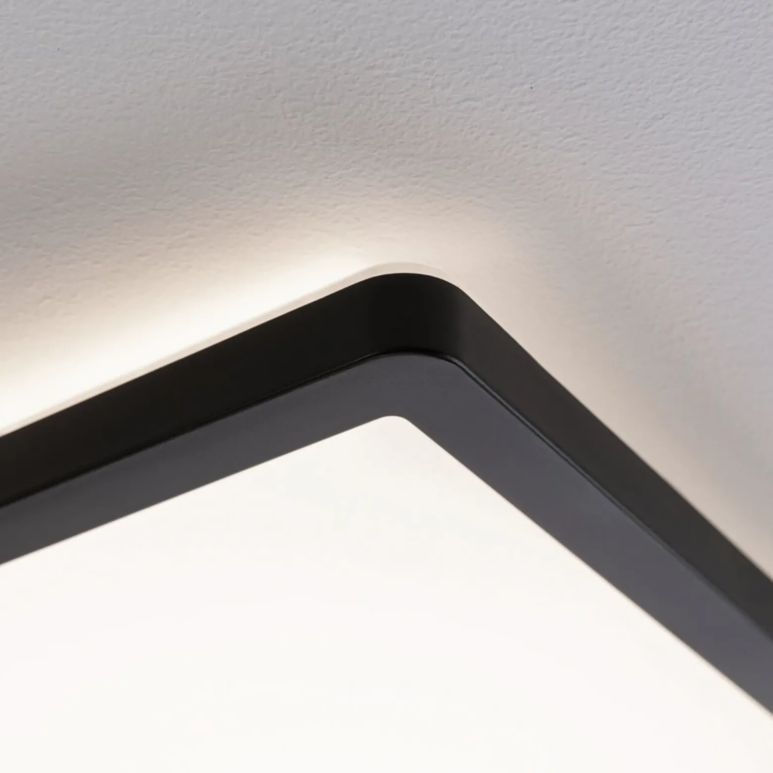 Paulmann Atria Shine Panel on/off negro 830 29x29