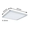 Paulmann Atria Shine Panel on/off cromo 840 29x29