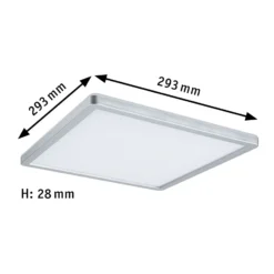 Paulmann Atria Shine Panel on/off cromo 840 29x29