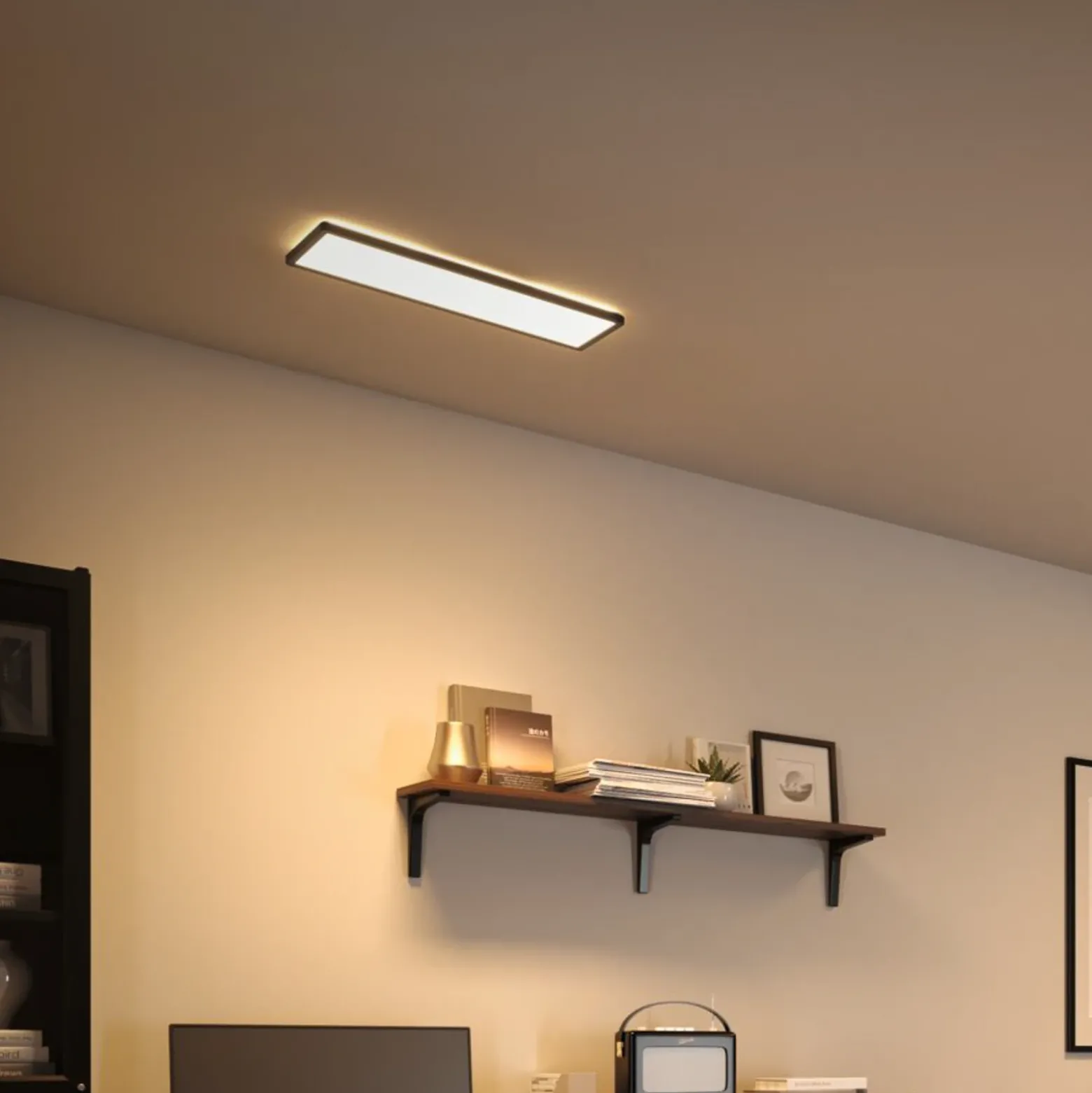 Paulmann Atria Shine panel 3-step negro 830 58x20
