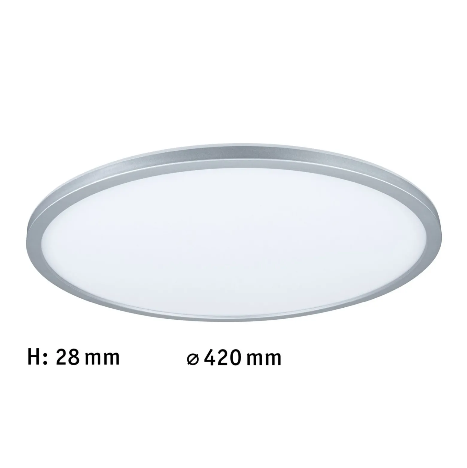 Paulmann Atria Shine panel 3-step cromo 840 Ø42cm