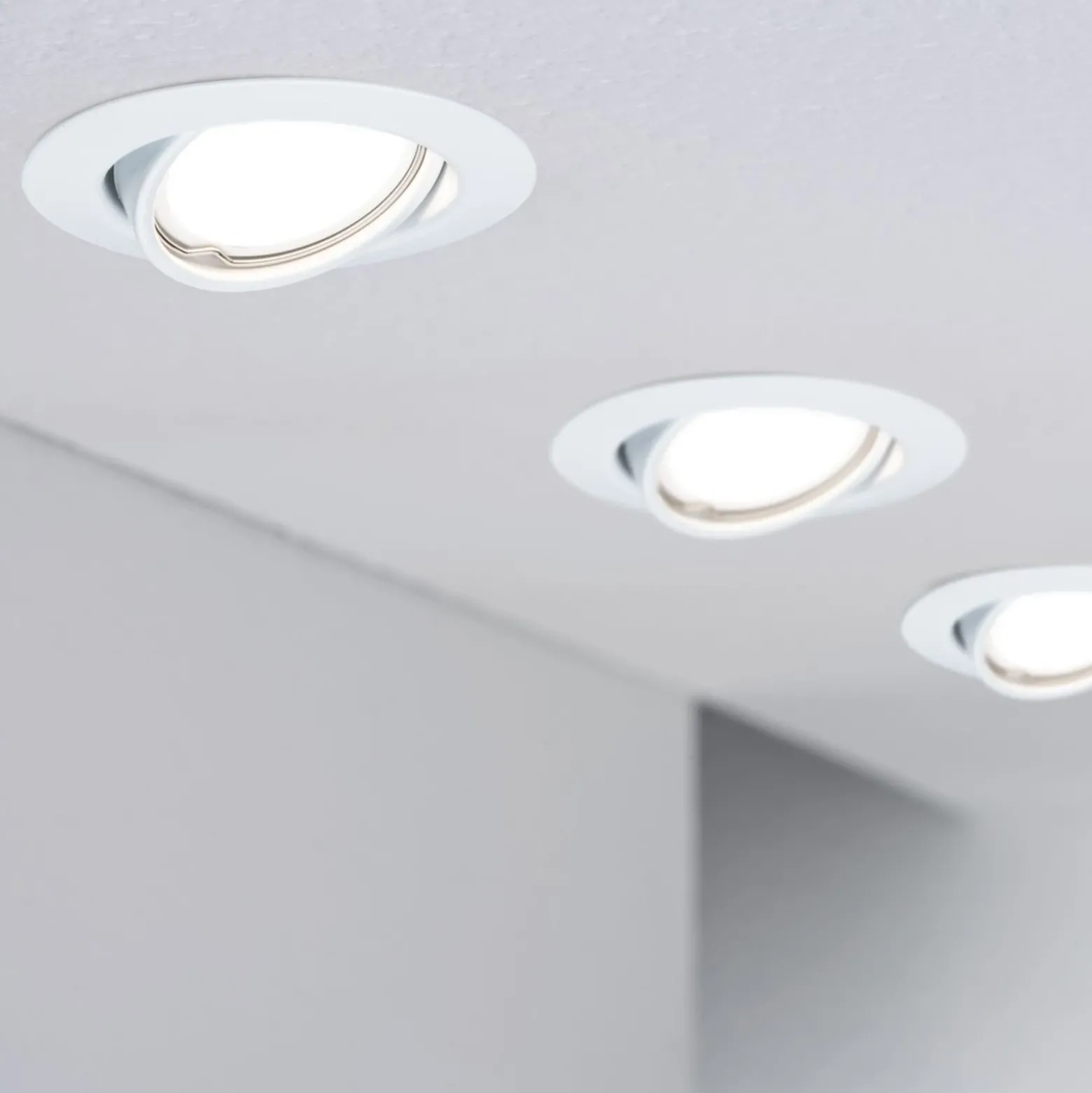 Paulmann Base foco LED 3 ud 3 step dim blanco