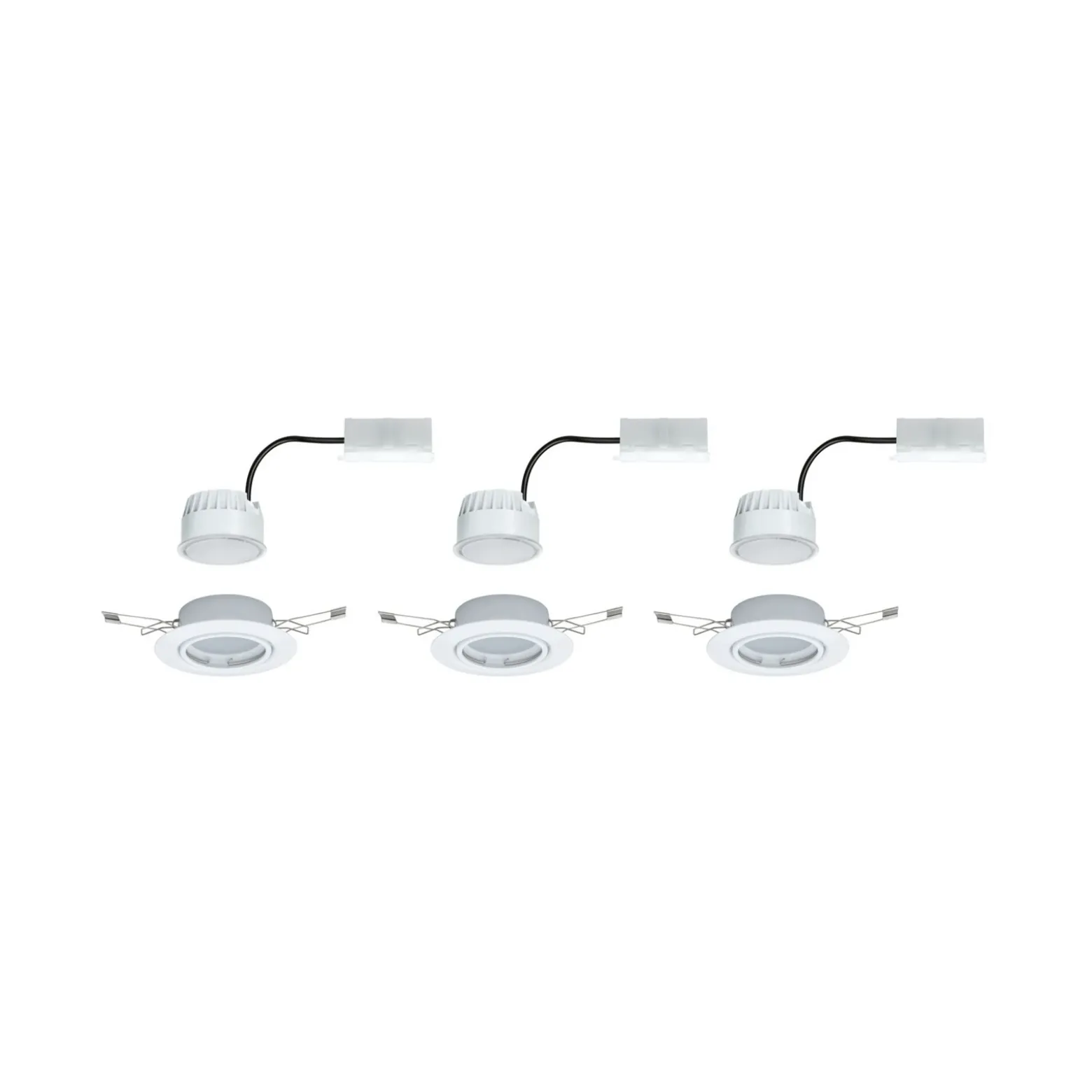 Paulmann Base foco LED 3 ud 3 step dim blanco