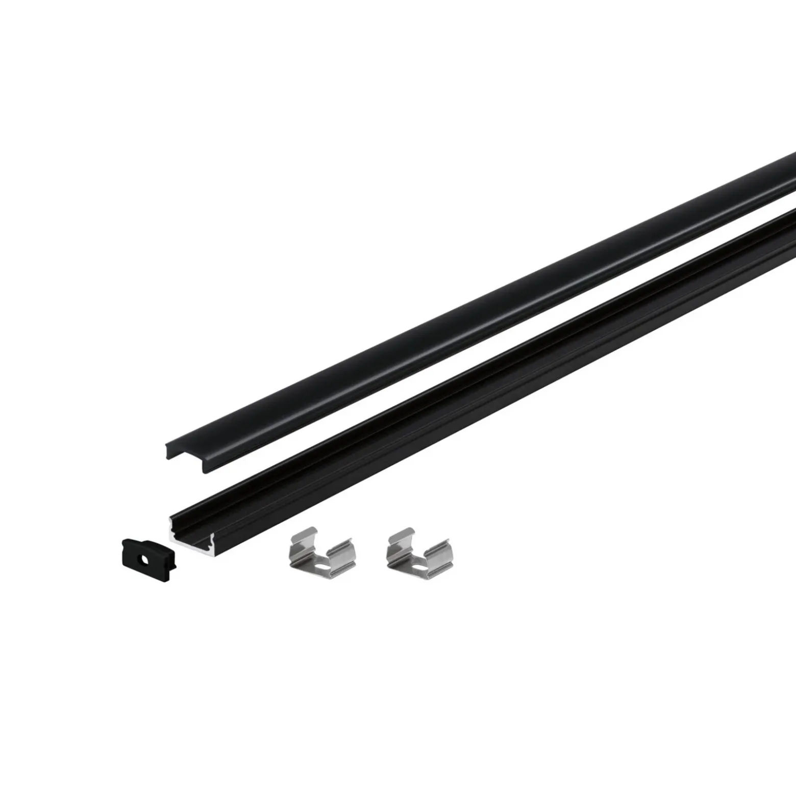 Paulmann Base Profil, negro, negro, 1m