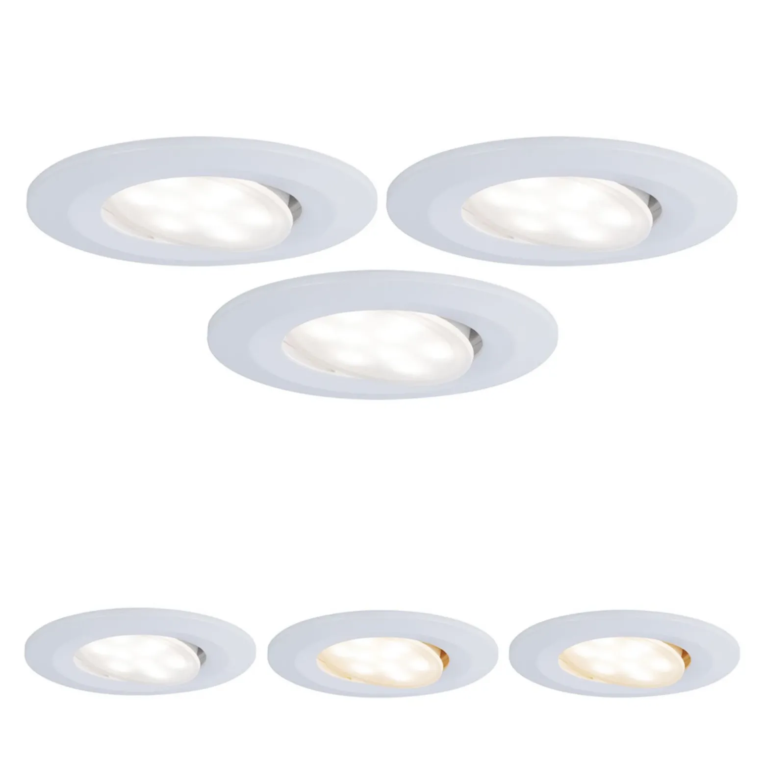 Paulmann Calla, blanco, con interruptor de encendido/apagado y orientable, CCT,