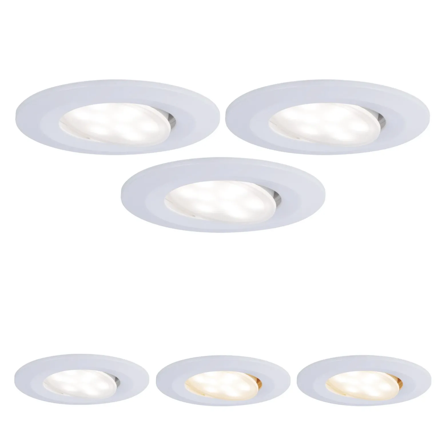 Paulmann Calla, blanco, con interruptor de encendido/apagado y orientable, CCT,