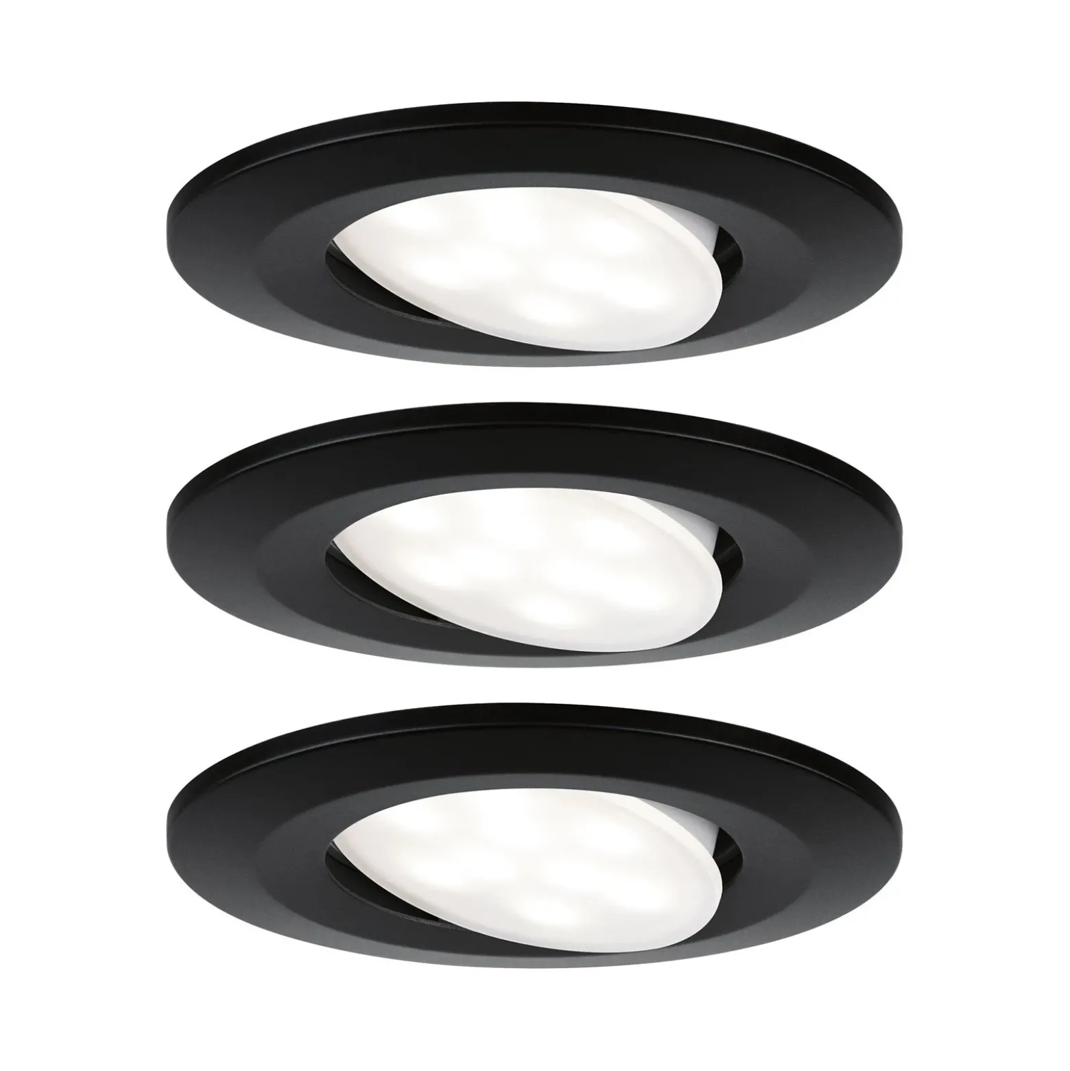 Paulmann Calla negro, con interruptor de encendido/apagado, orientable, 4000 K,