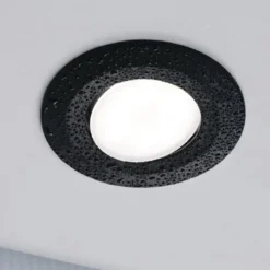 Paulmann Calla negro, con interruptor de encendido/apagado y cabezal giratorio,